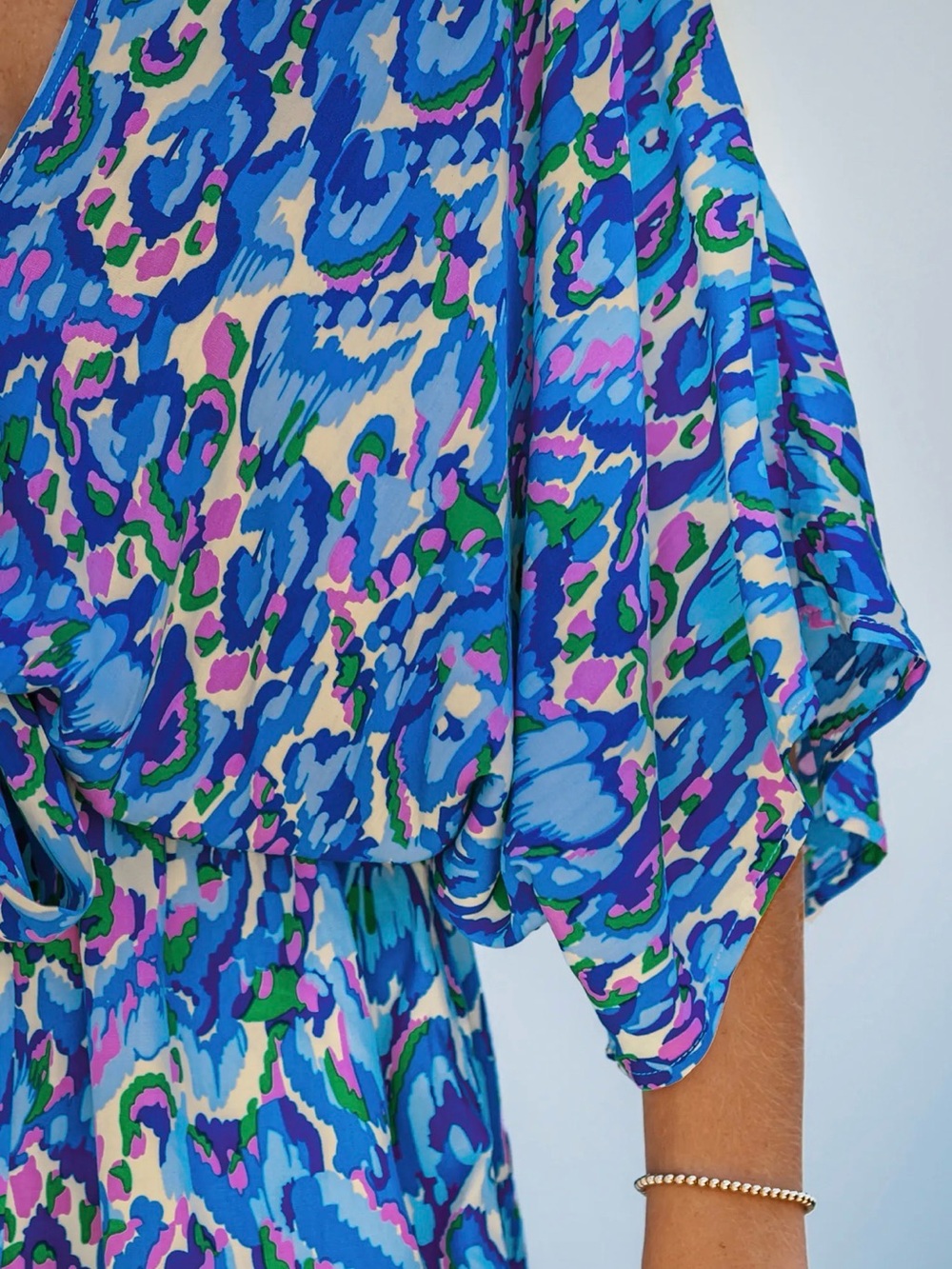Cupshe Abstract Print Drawstring Romper - Picture 5 of 10
